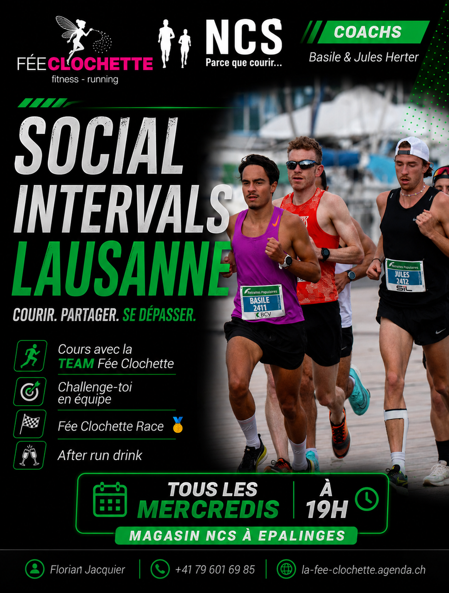NOUVEAU CHEZ NEW CONCEPT SPORTS EPALINGES : CLUB DE COURSE – SOCIAL INTERVALS !