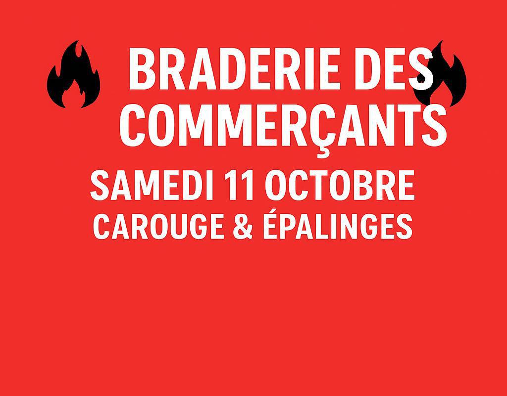 BRADERIE DES COMMERCANTS LE SAMEDI 11 OCTOBRE : FOLLES ACTIONS CHEZ NCS